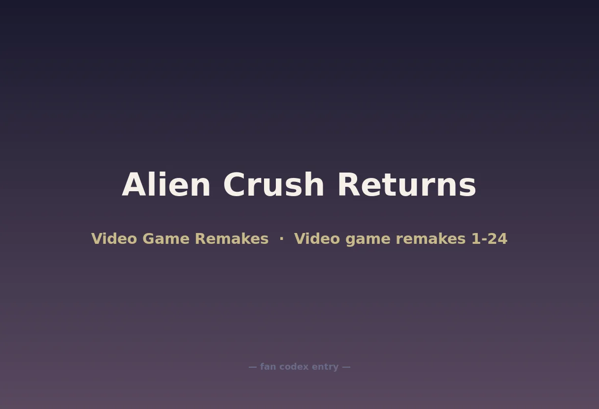 Alien Crush Returns